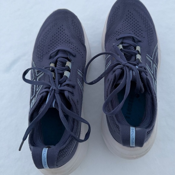 Asics Gel-Nimbus 26 women’s thunder blue-sapphire running walking shoe sz.7 1/2 - Picture 4 of 10